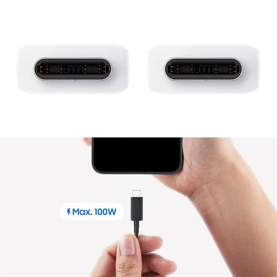 Samsung Cable USB-C a USB-C 5A 1.8 Metros Blanco (EP-DX510JWE)
