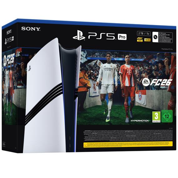 Sony PlayStation 5 Pro 2TB + EA FC 26 Descargable sin Disquetera