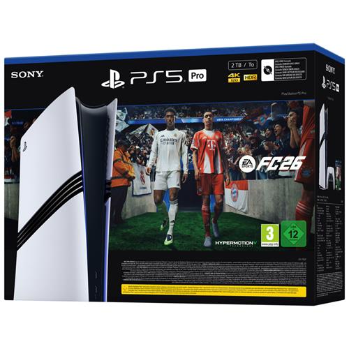 Sony PlayStation 5 Pro 2TB + EA FC 26 Descargable sin Disquetera