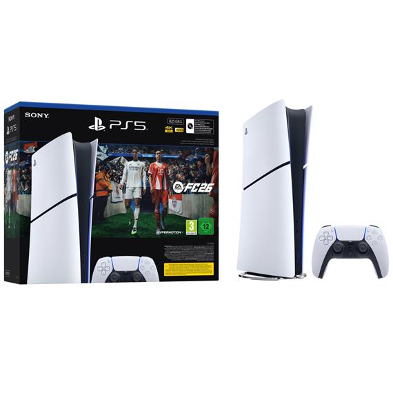 Sony PlayStation 5 Digital Slim 825Gb + EA FC 26 Descargable Digital