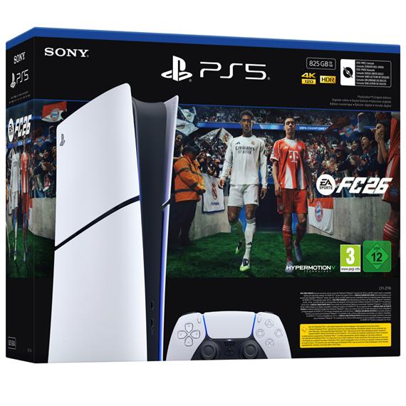 Sony PlayStation 5 Digital Slim 825Gb + EA FC 26 Descargable Digital