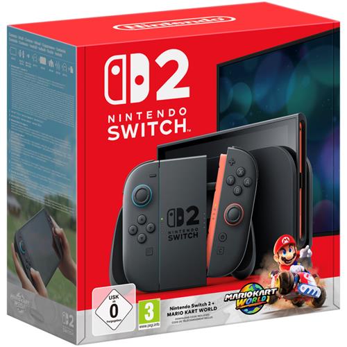 Nintendo Consola Switch 2 Black + Mario Kart World  (Digital)