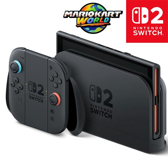Nintendo Consola Switch 2 Black + Mario Kart World  (Digital)