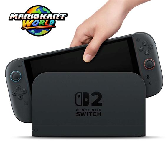 Nintendo Consola Switch 2 Black + Mario Kart World  (Digital)