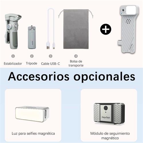 FeiyuTech VB4 Estabilizador con Seguimiento por IA para Smartphone