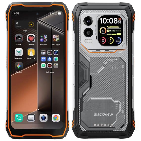 Blackview XPLORE 1 PRO 5G 6.78" 16GB 512GB Cámara Térmica 50Mpx Naranja