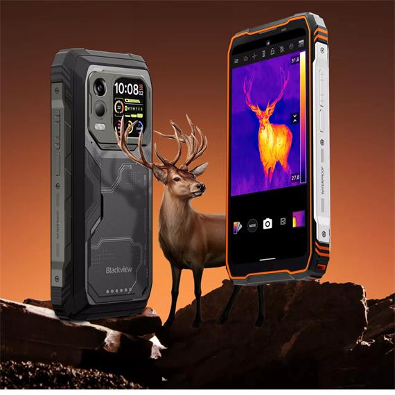 Blackview XPLORE 1 PRO 5G 6.78" 16GB 512GB Cámara Térmica 50Mpx Naranja