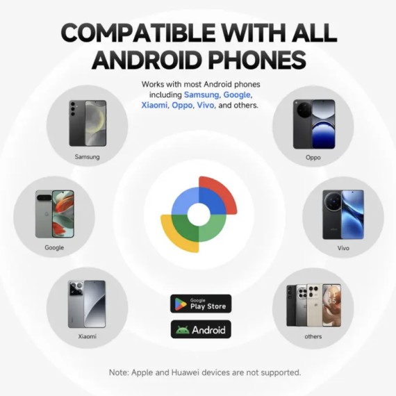 Mili Mi Tag Rastreador Inteligente para Android Find Hub