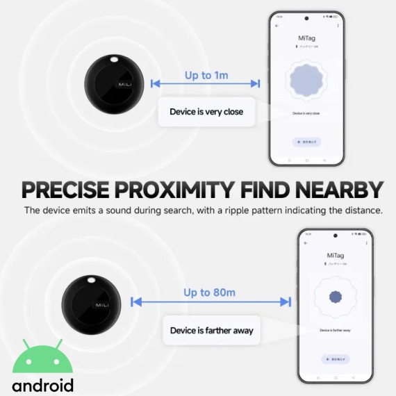 Mili Mi Tag Rastreador Inteligente para Android Find Hub