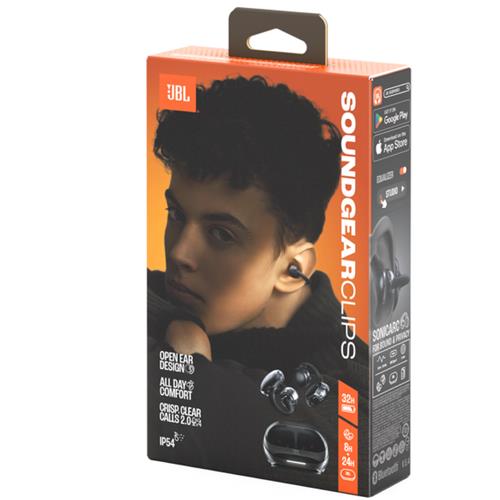 Jbl Soundgear Clips Auriculares Inalámbricos Open Ear Ghost Black