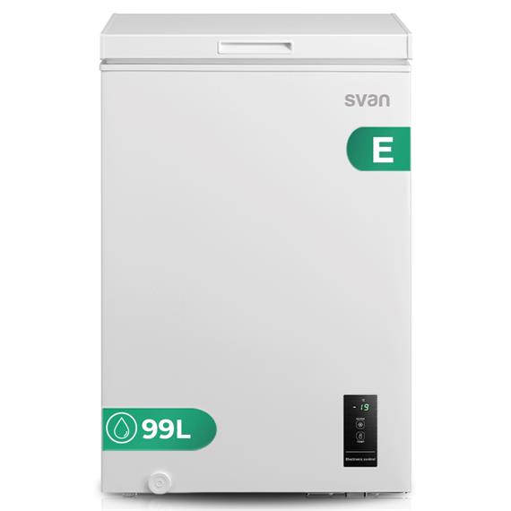 Svan SCH1002EDC Congelador Horizontal 99l clase E 54.7cm 44.6cm Blanco