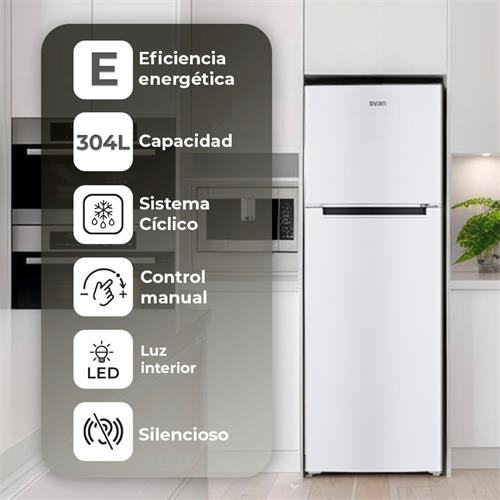 Svan SF17601E Frigorífico Cuiclio 172X60X60.5cm Blanco