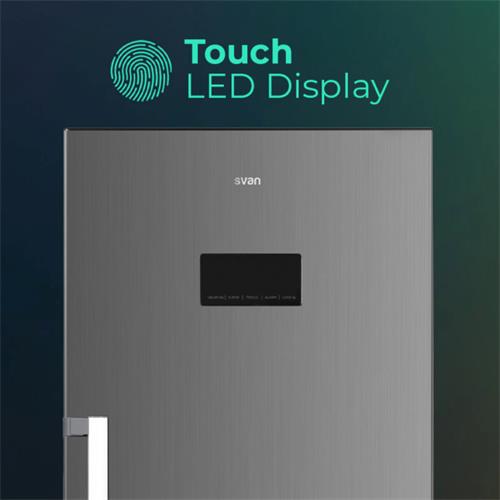 Svan SR185601ENFDX Refrigerador 359L 185x60x65cm Inox