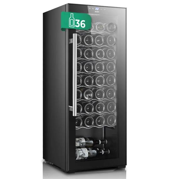Svan SVN3600S Vinoteca 106L 36 Botellas G Negro Puerta