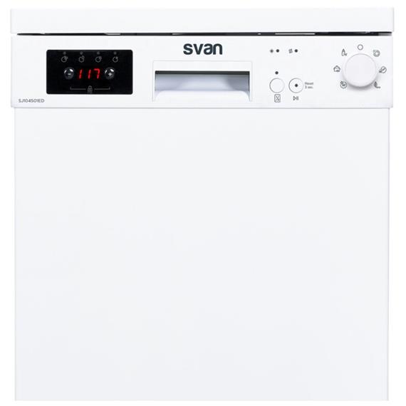Svan SJ104501ED Lavavajillas 45cm 10 Sets 2 Bandejas Blanco