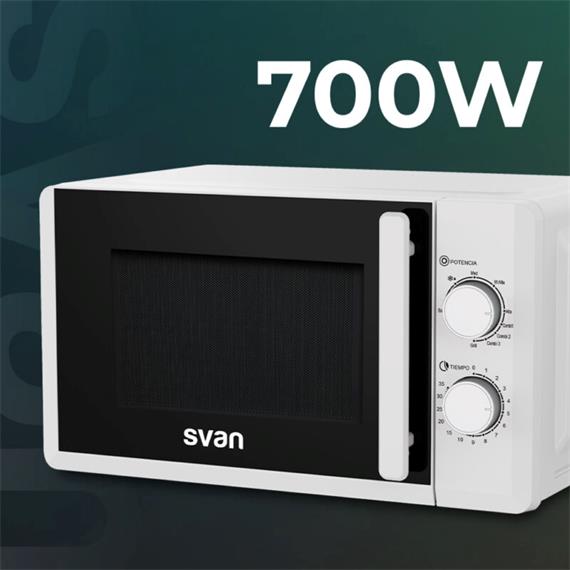 Svan SMW2701G Microondas con Grill 20L 700W Blanco