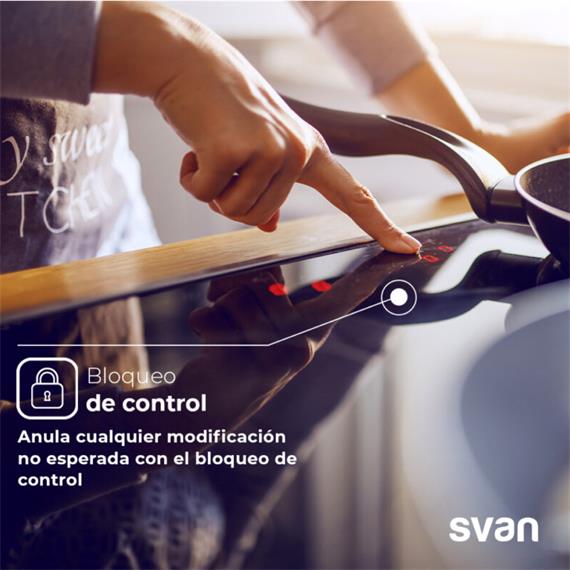 Svan SIFZ3600 Placa Inducción 60cm 3 Zonas