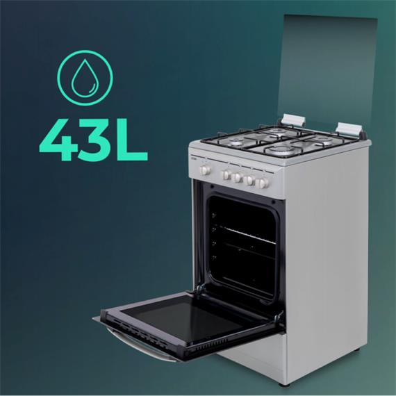 Svan SKG4501X Cocina Gas 50cm Inox