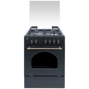 Svan SKGW4600RN Cocina Gas 60cm Rustico Negro