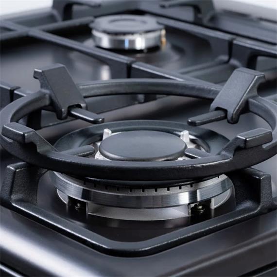 Svan SKGW4600RN Cocina Gas 60cm Rustico Negro