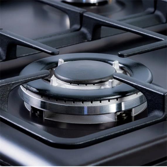 Svan SKGW4600RN Cocina Gas 60cm Rustico Negro