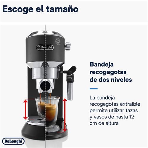 Delonghi Dedica Style EC685BK Cafetera Espresso + Molinillo De Regalo