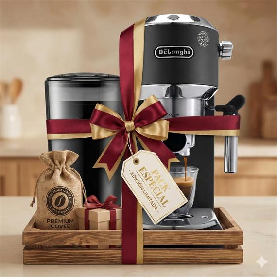 Delonghi Dedica Style EC685BK Cafetera Espresso + Molinillo De Regalo