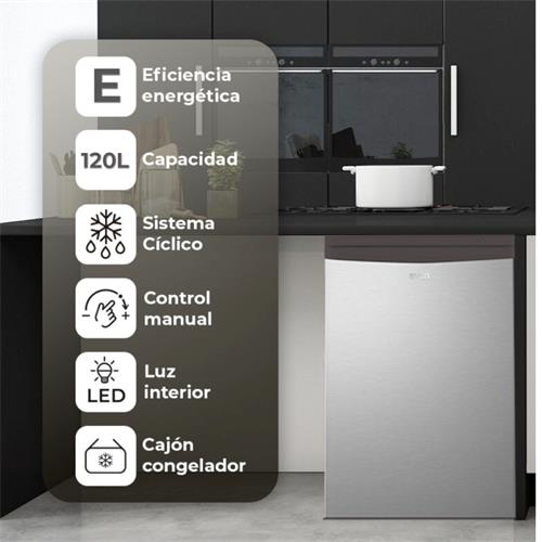 Svan SR85500ECX Table Top 84x50cm C/Congelador Inox EF.E