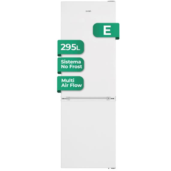 Svan SVC185601ENFDX Congelador Vertical 274L 185X60X66cm Inox