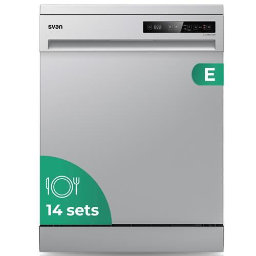 Svan SJ13601EDX Lavavajillas 60 cm 14 Sets Clase E Display Inox