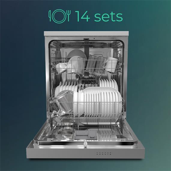 Svan SJ13601EDX Lavavajillas 60 cm 14 Sets Clase E Display Inox