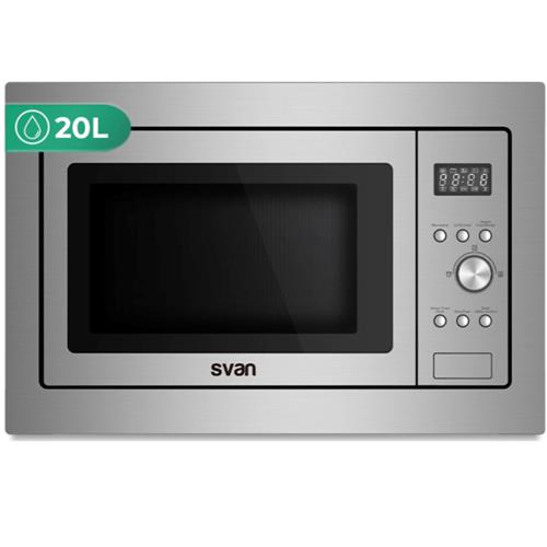 Svan SMWI2701DGX Microondas 20L C/Grill Dig Inox Integración