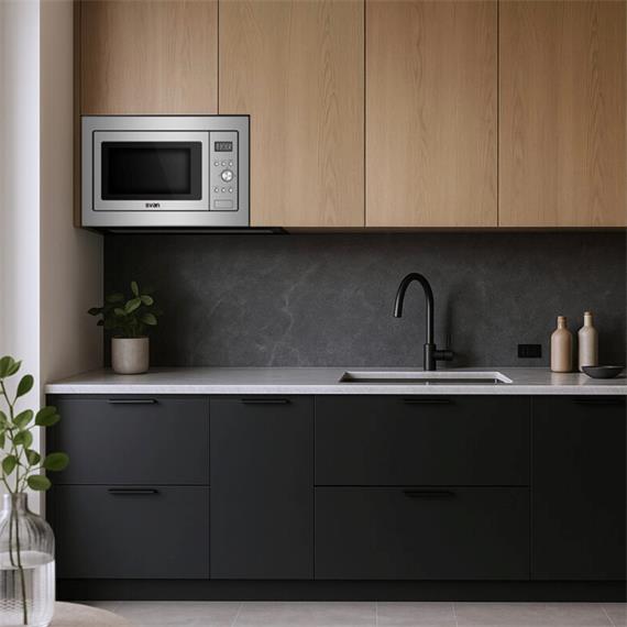 Svan SMWI2701DGX Microondas 20L C/Grill Dig Inox Integración