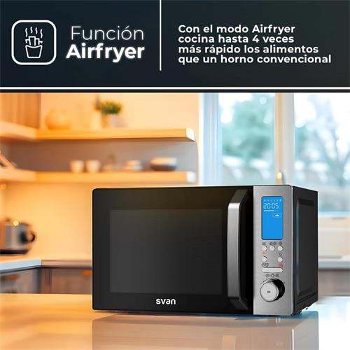 Svan SVMW270CVN Microondas 26L Display Conveccion Airfry Negro