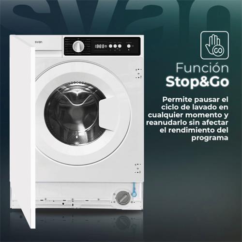 Svan SLI8200D Lavadora C.Frontal Integración 1200 rpm 8 KG