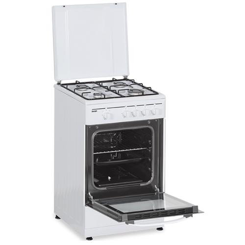 Svan SKG4500TM Cocina de Gas Butano 4F Horno 43L 2P Grill Blanco