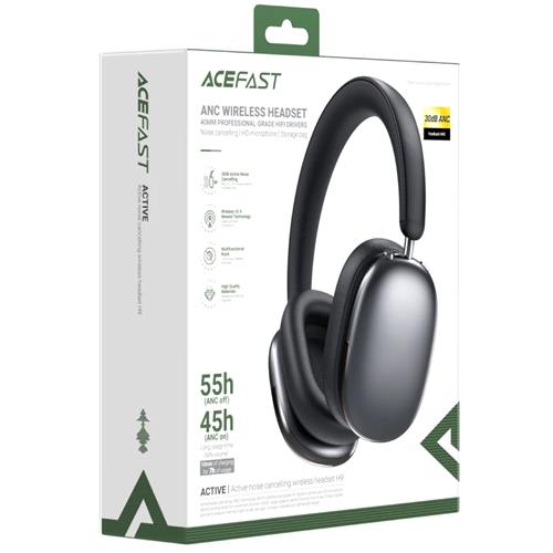 Acefast H9 Auricular Inalámbrico con Cancelación de Ruido Gris