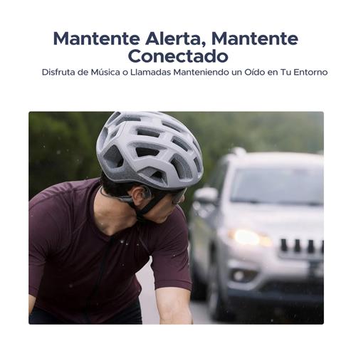 Doogee BoneBeat Run Auricular Deportivo de Conducción Osea Bluetooth Negro