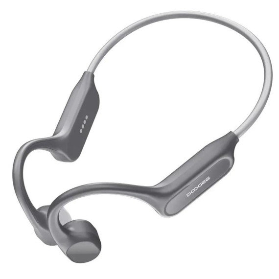 Doogee BoneBeat Swim Lite Auricular de Conducción Osea BT y MP3 para Nadar Gris Claro