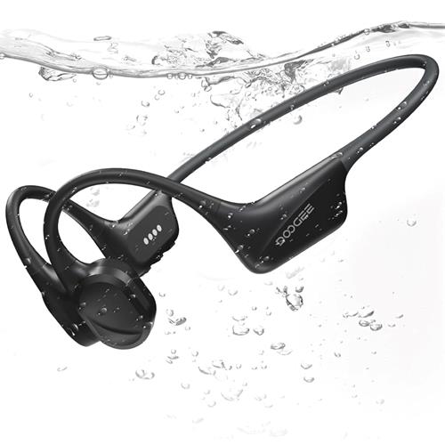 Doogee BoneBeat Swim Auricular de Conducción Osea BT y MP3 para Nadar Negro