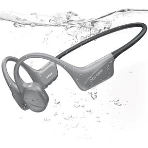 Doogee BoneBeat Swim Auricular de Conducción Osea BT y MP3 para Nadar Gris Claro