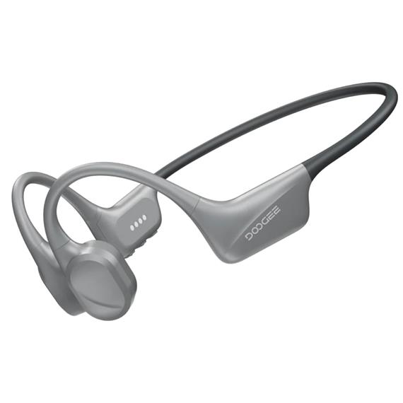 Doogee BoneBeat Swim Auricular de Conducción Osea BT y MP3 para Nadar Gris Claro