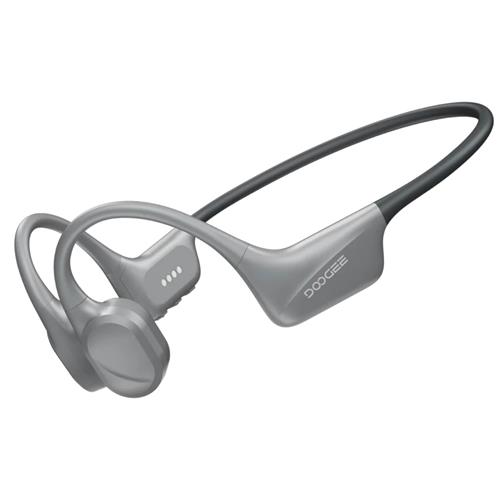 Doogee BoneBeat Swim Auricular de Conducción Osea BT y MP3 para Nadar Gris Claro