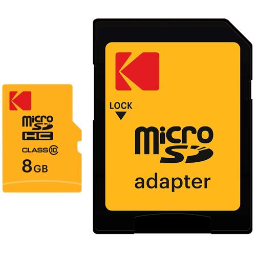Memoria Micro SDHC 8GB Class 10 Extra Kodak