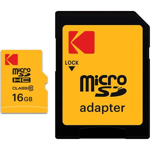 Memoria Micro SDHC 16GB Class 10 Extra Kodak