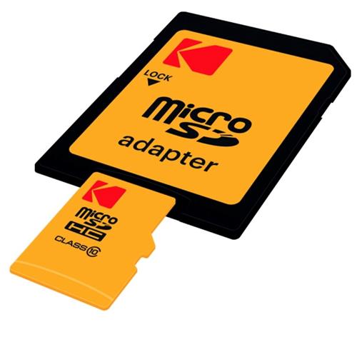 Memoria Micro SDHC 16GB Class 10 Extra Kodak