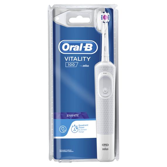 Braun Oral-B Vitality 100 3D Cepillo Eléctrico Blanco (D100.413.1)