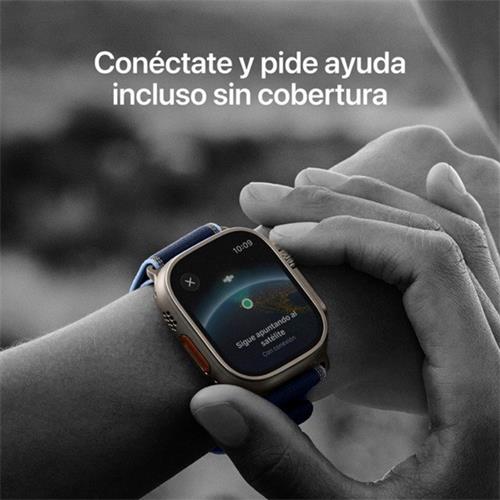 Apple Watch Ultra 3 (2025) 5g 49mm Natural Titanium Case-Anchor Blue (MEWH4QF/A)