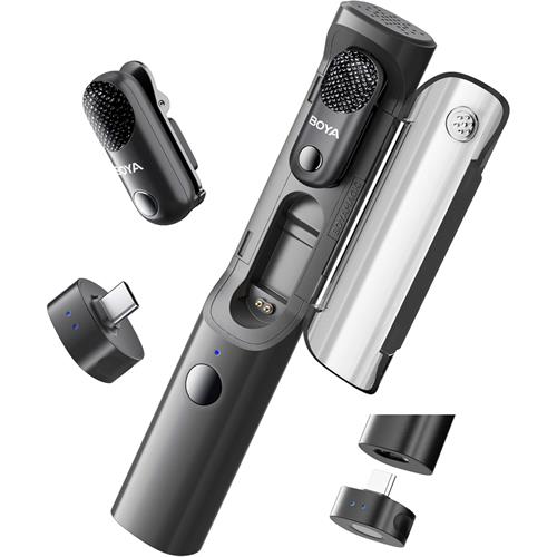 BOYA Magic-05 Micrófono Solapa Inalámbrico USB-C con 4 modos de Uso