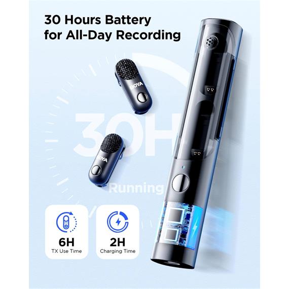 BOYA Magic-05 Micrófono Solapa Inalámbrico USB-C con 4 modos de Uso